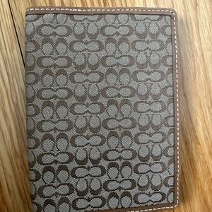 Coach passport holder